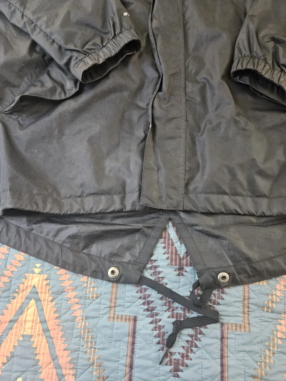 Nike Storm Fit Black Hooded Raincoat Jacket